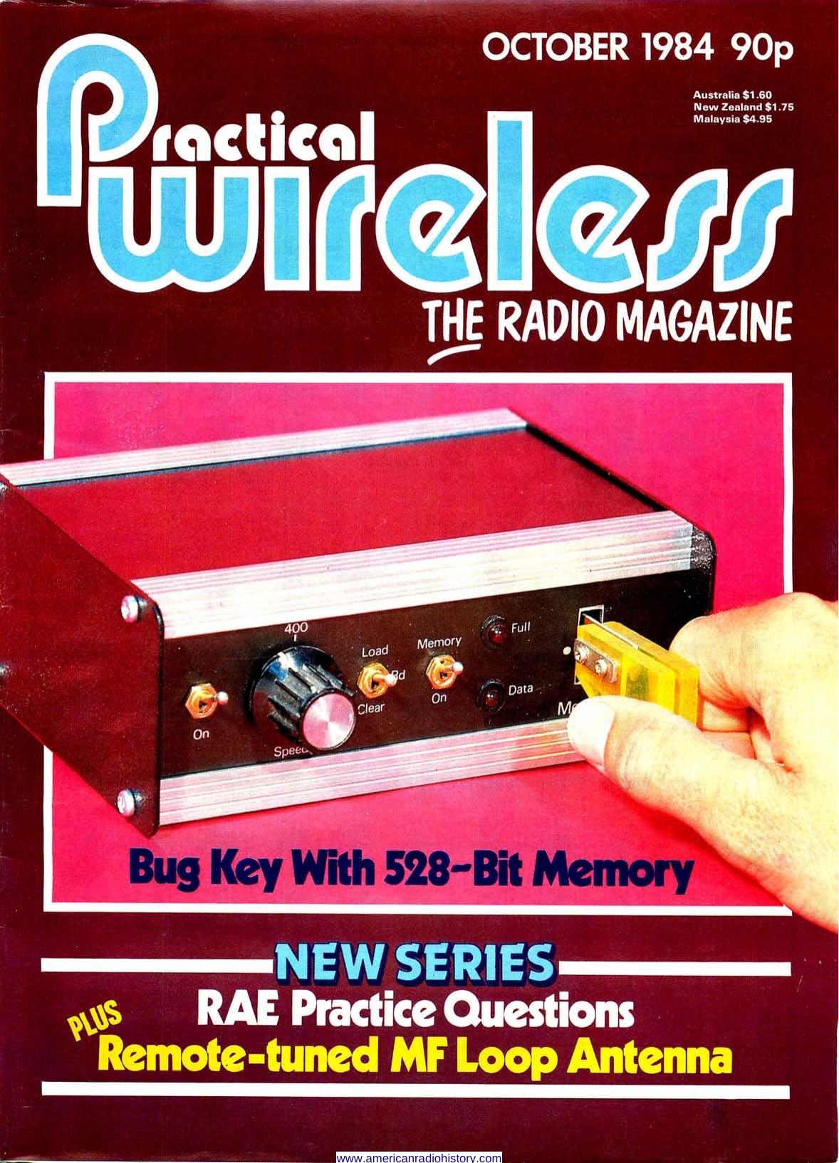 Practical Wireless 1984-10 by Unknown