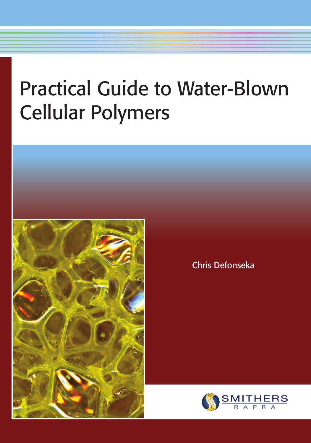 Practical guide to water-blown cellular polymers by Defonseka Chris