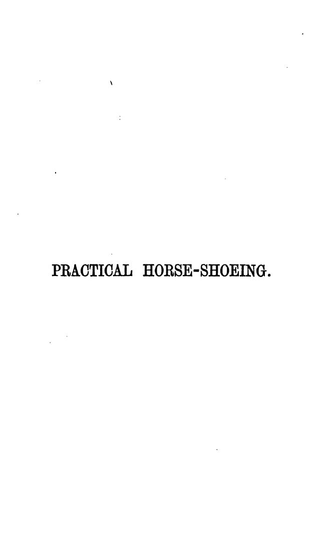 Practical horse-shoeing by George Fleming Fairman Rogers Collection