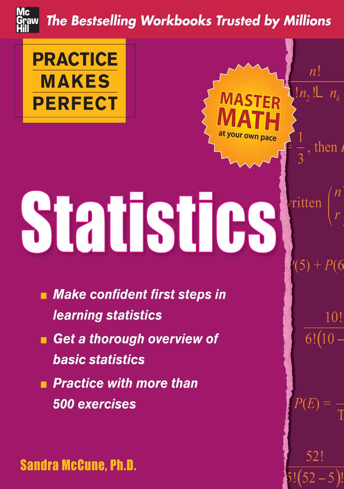 Practice Makes Perfect Statistics by Sandra McCune