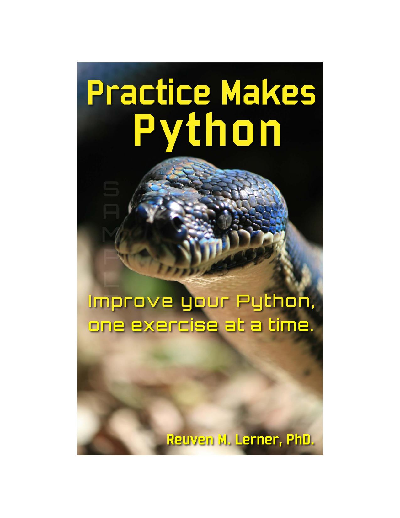 Practice Makes Python by Reuven Lerner