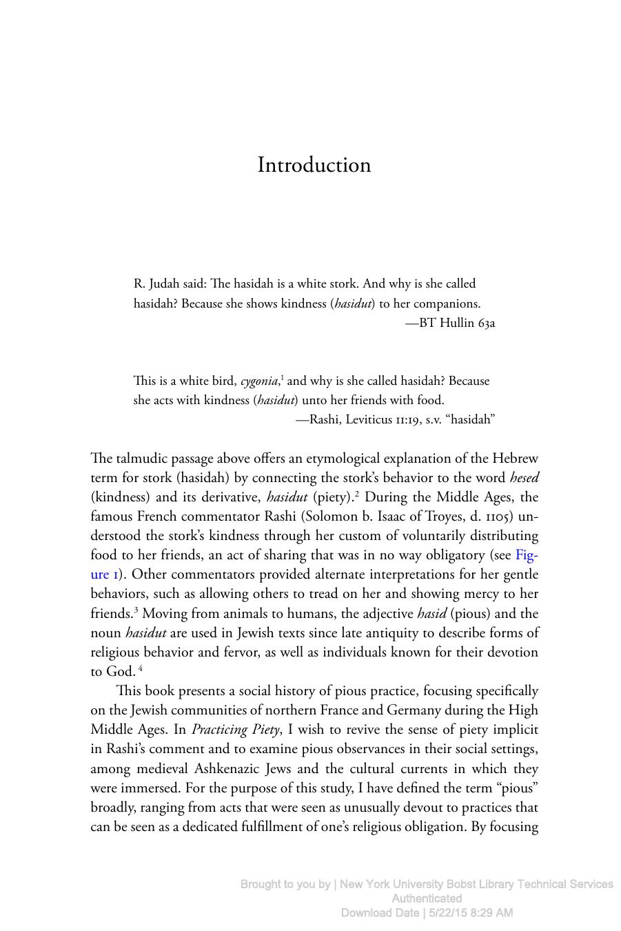 Practicing Piety in Medieval Ashkenaz: Men, Women, and Everyday Religious Observance (Jewish Culture and Contexts) by Elisheva Baumgarten
