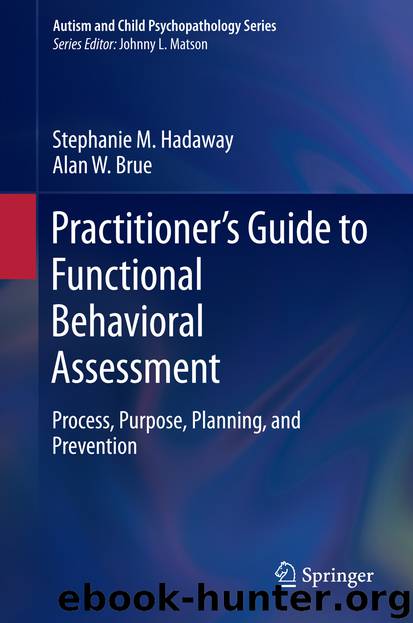 Practitioner’s Guide to Functional Behavioral Assessment by Stephanie M. Hadaway & Alan W. Brue