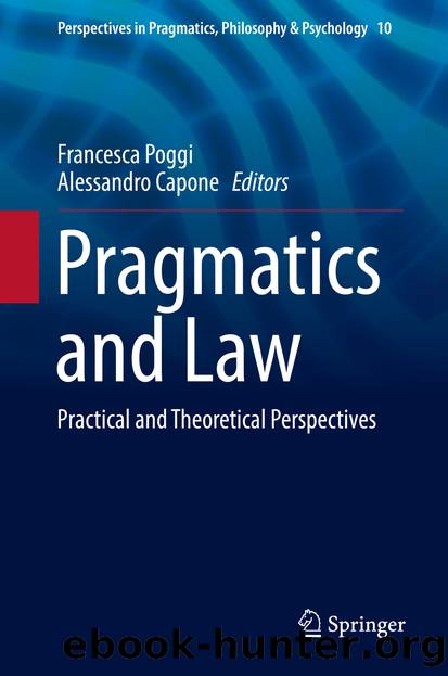 Pragmatics and Law by Francesca Poggi & Alessandro Capone