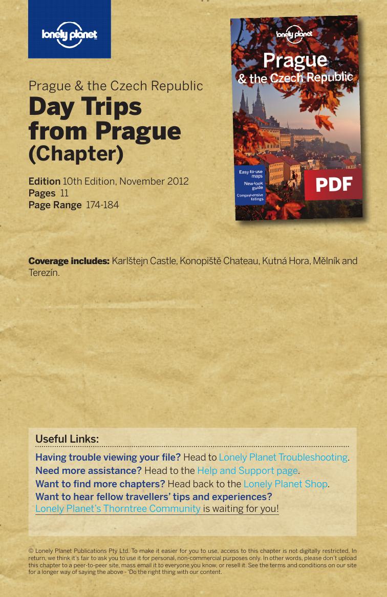 Prague & the Czech Republic - Day Trips from Prague by Lonely Planet