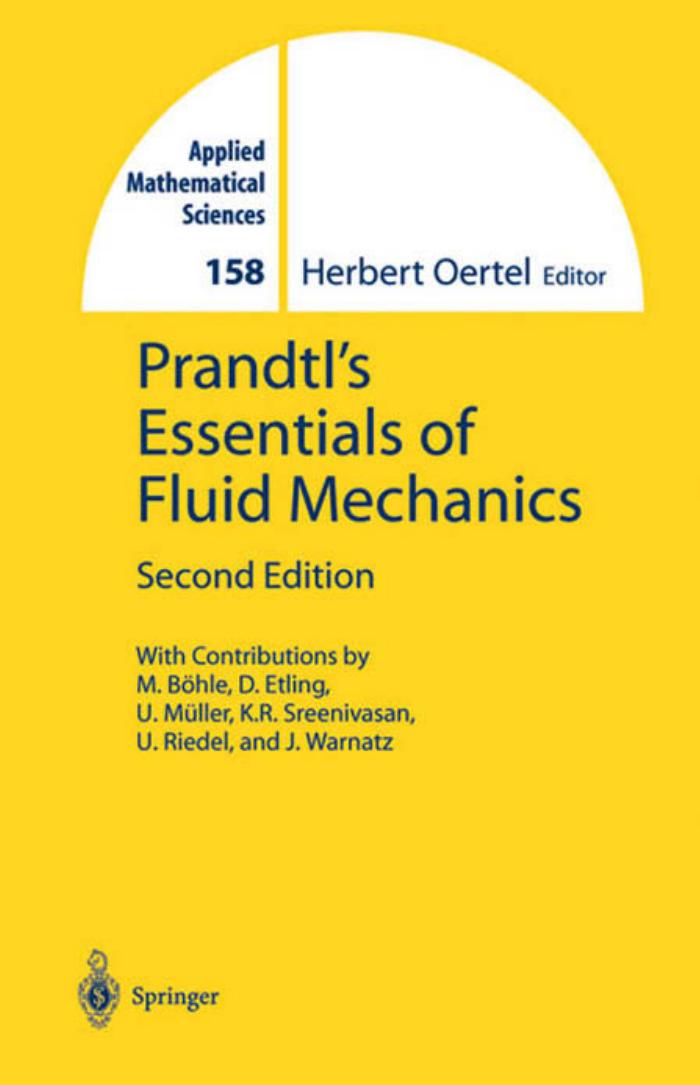 Prandtl's essentials of fluid mechanics by Herbert Oertel K. Mayes