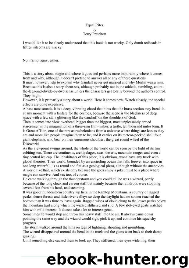 Pratchett, Terry - Discworld 03 - Equal Rites by Pratchett Terry