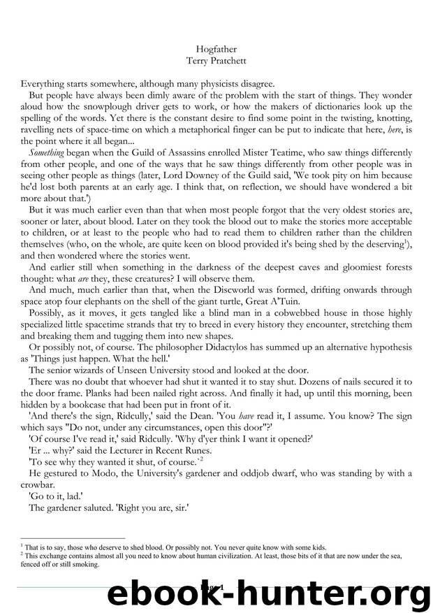 Pratchett, Terry - Discworld 20 - Hogfather by Pratchett Terry