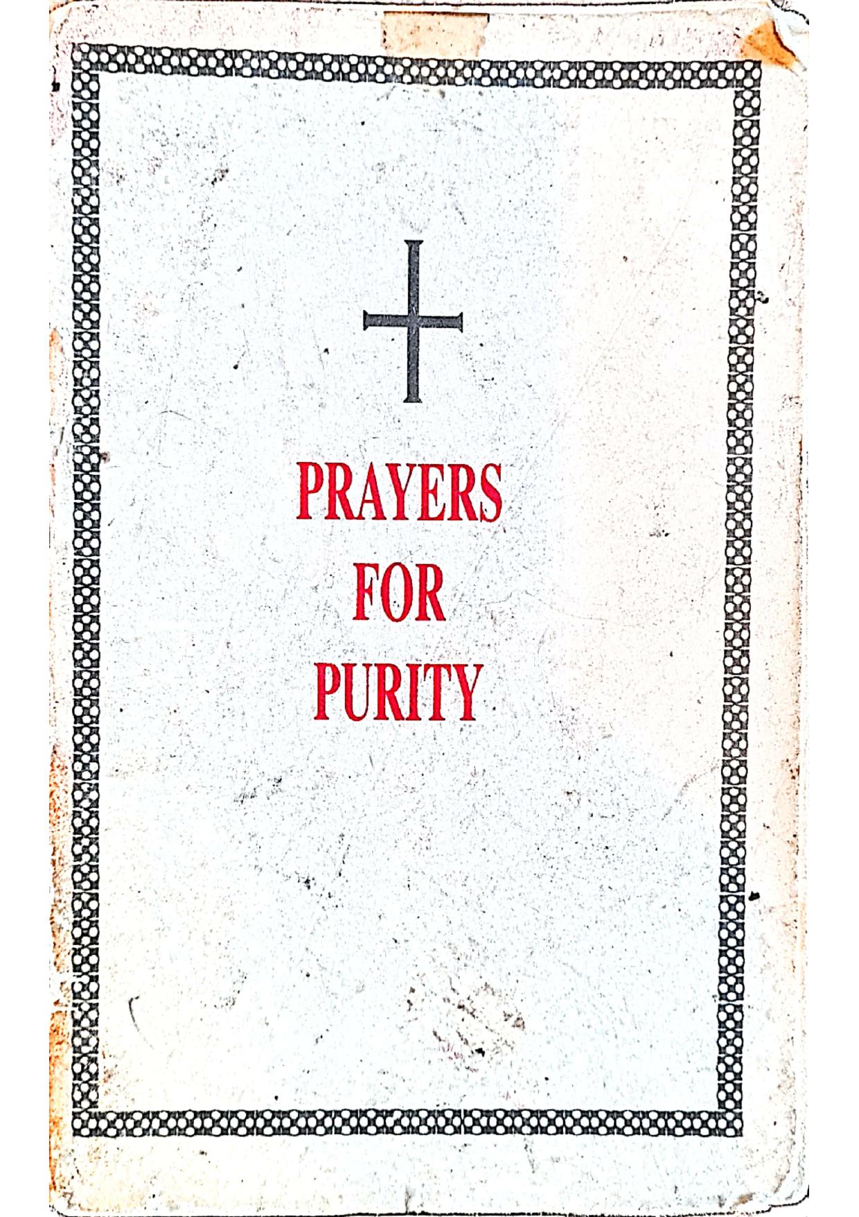 Prayers for Purity by Archpriest Anthony B. Gavalas