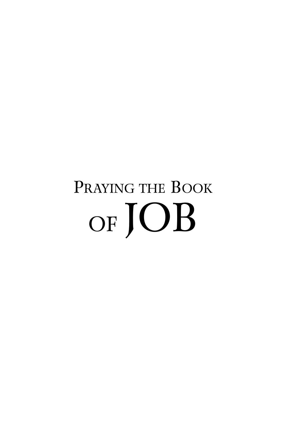 Praying the Book of Job (Praying the Scriptures (Destiny Images)) by Elmer L. Towns
