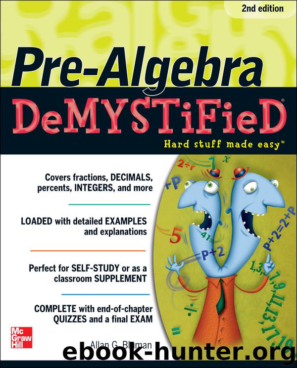 Pre-Algebra DeMYSTiFieD by Allan G. Bluman