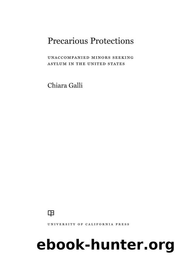 Precarious Protections by Chiara Galli;