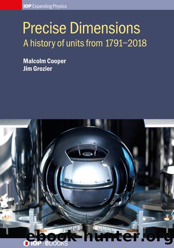 Precise Dimensions: A history of units from 1791â2018 by Malcolm Cooper Jim Grozier