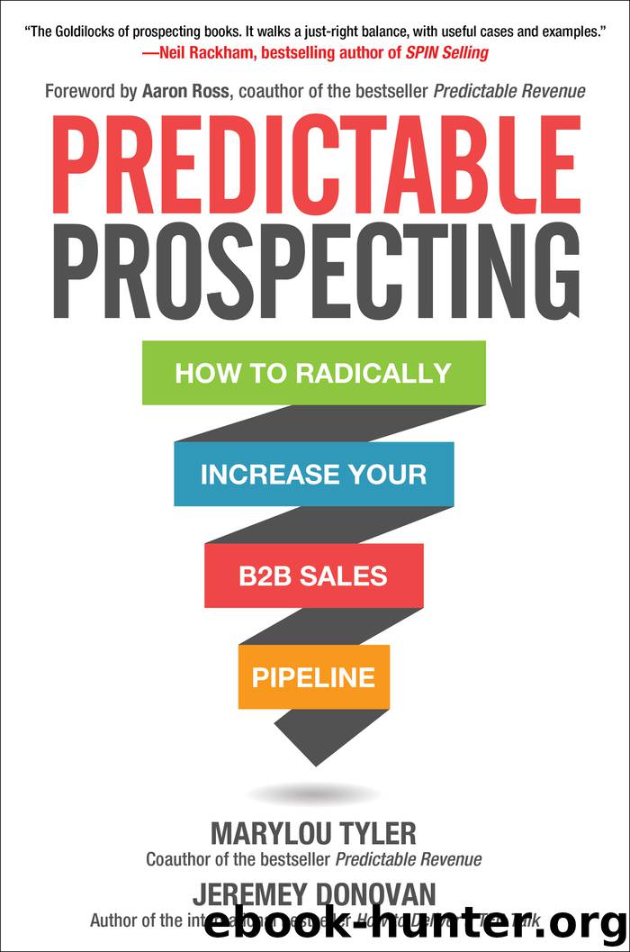 Predictable Prospecting by Marylou Tyler & Jeremey Donovan