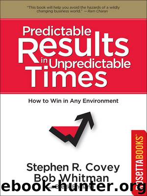 Predictable Results in Unpredictable Times (Franklin Covey Set Book 3) by Stephen R. Covey