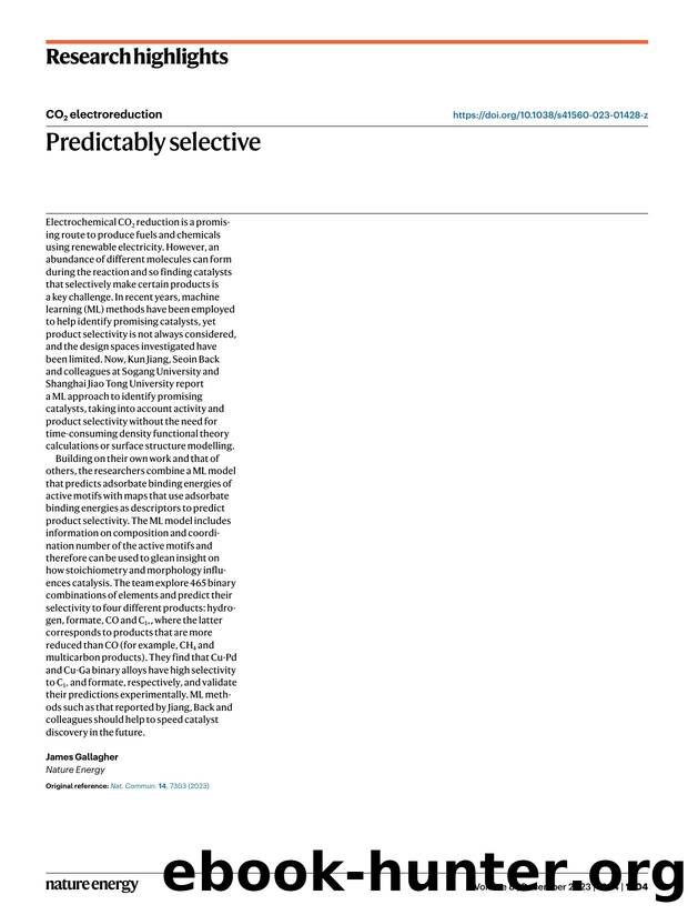 Predictably selective by James Gallagher