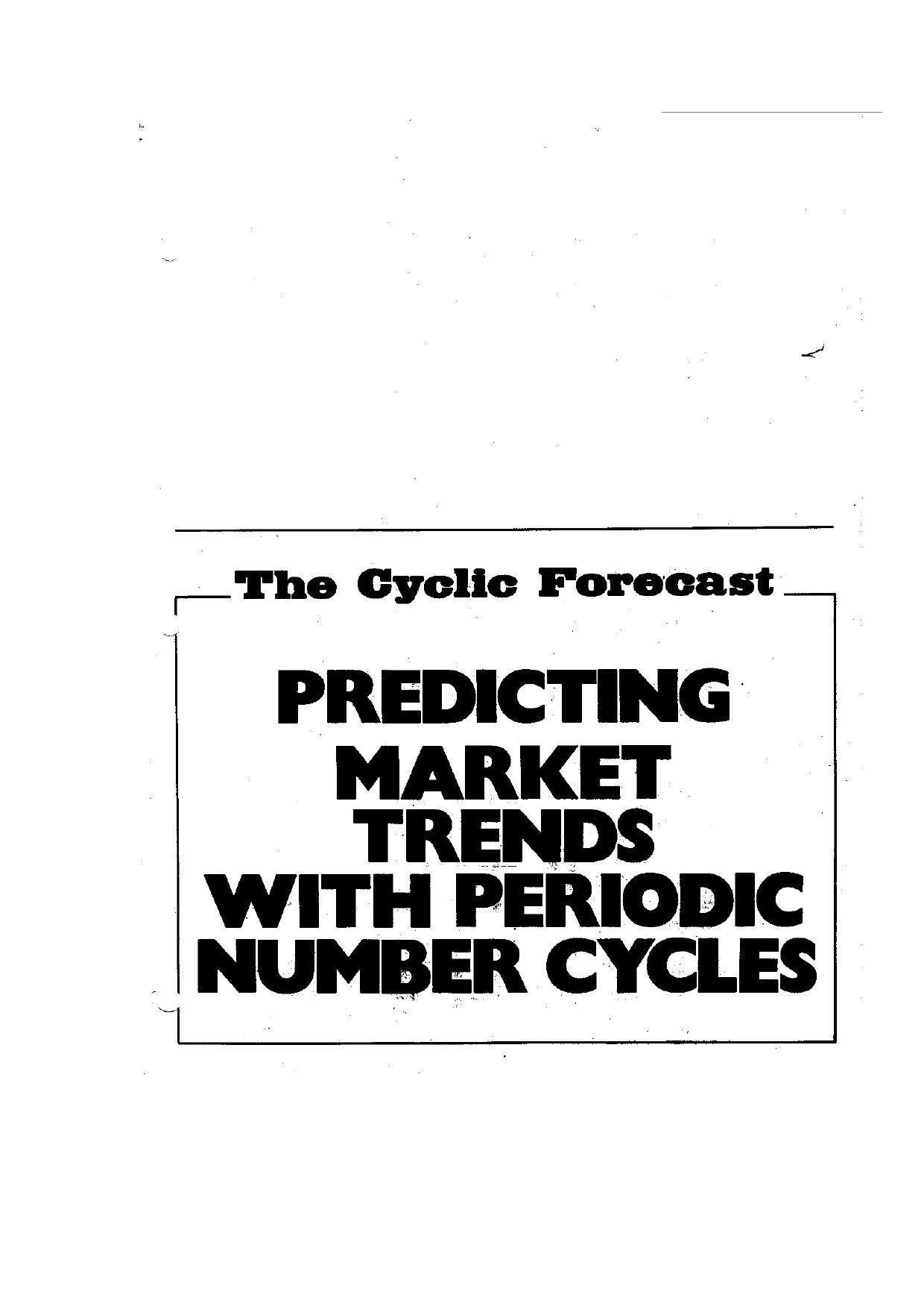 Predicting Market Trends with Periodic Number cycle.PDF by Predicting Market Trends & Periodic Number Cycle (Pdf)