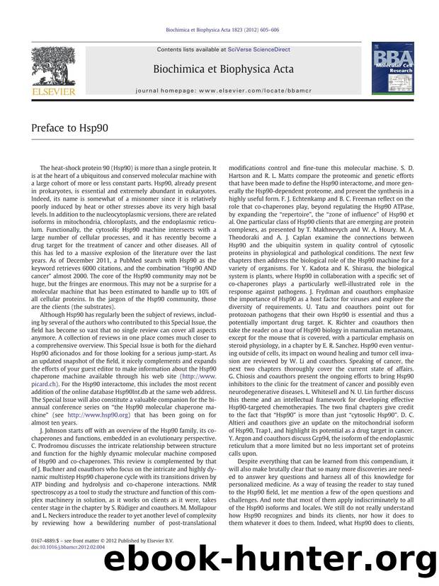 Preface to Hsp90 by Didier Picard