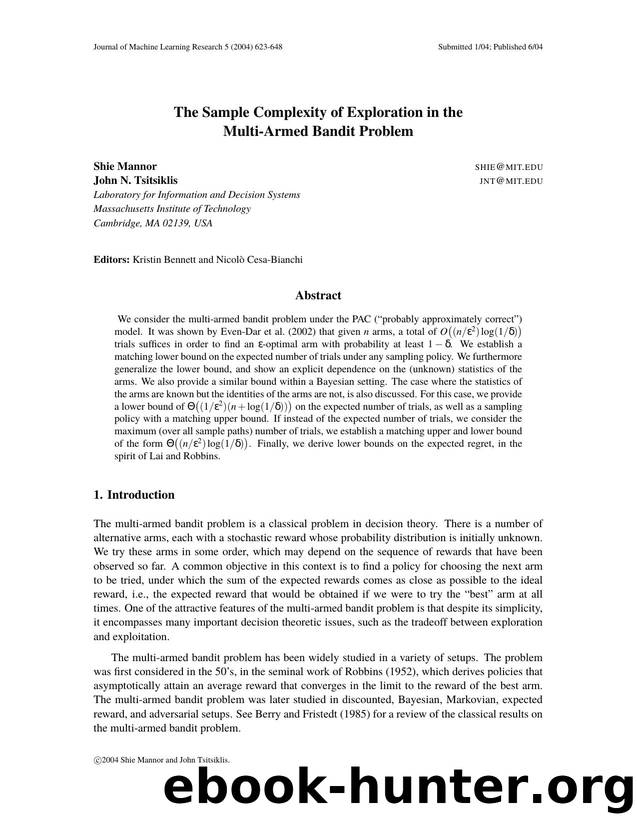 Preference Elicitation and Query Learning Â Â Â Â (Special Topic on Learning Theory) by Unknown