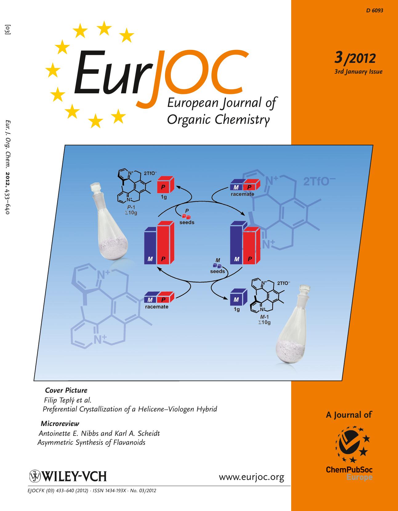 Preferential Crystallization of a HeliceneViologen Hybrid An Efficient Method to Resolve [5]Helquat Enantiomers on a 20 g Scale (Eur. J. Org. Chem. 32012) by Unknown
