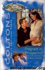 Pregnant in Prosperino by Carla Cassidy