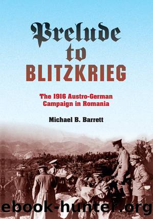 Prelude to Blitzkrieg by Michael B. Barrett