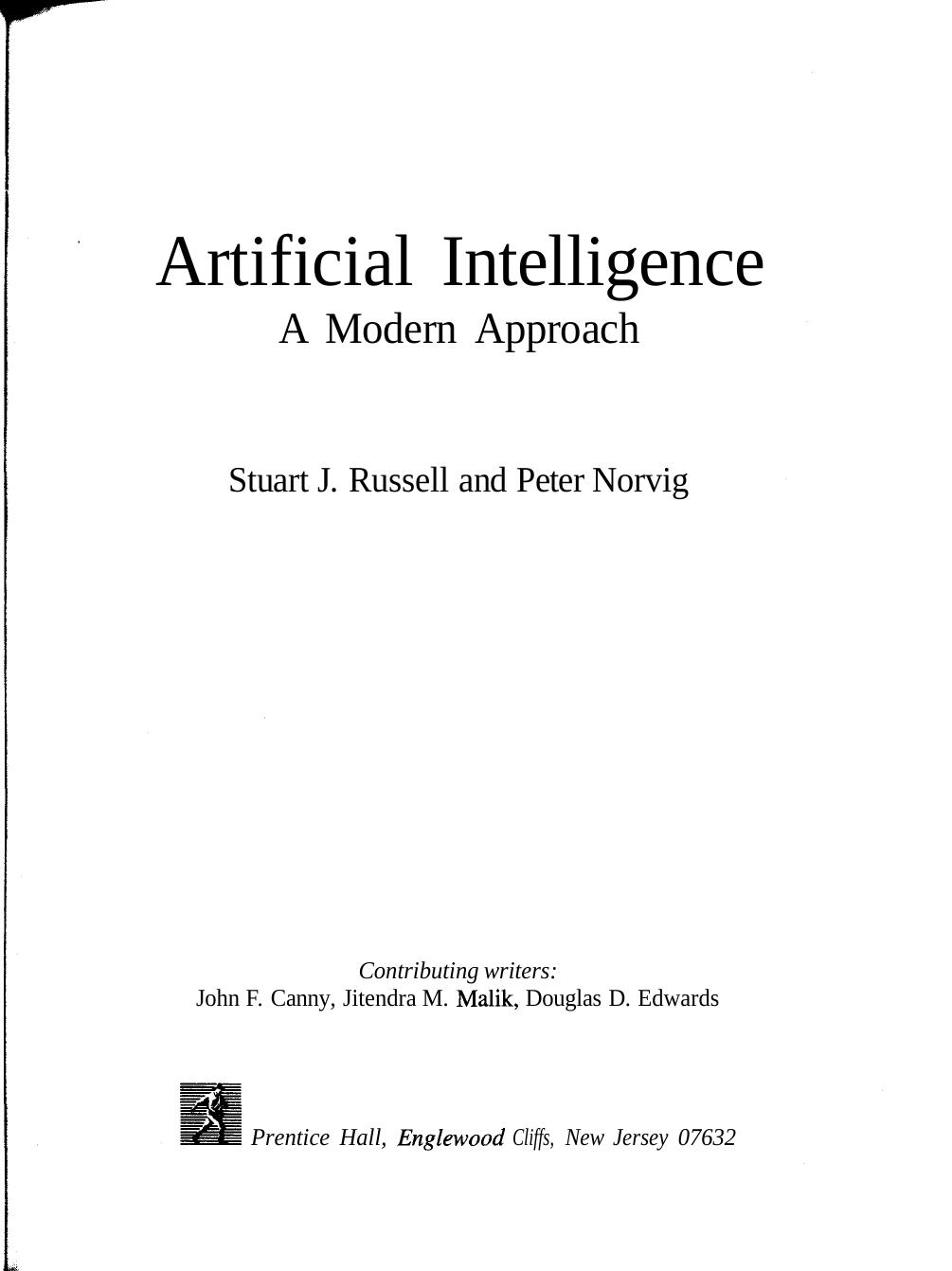 Prentice Hall Artificial Intelligence, A Modern Approach by Unknown