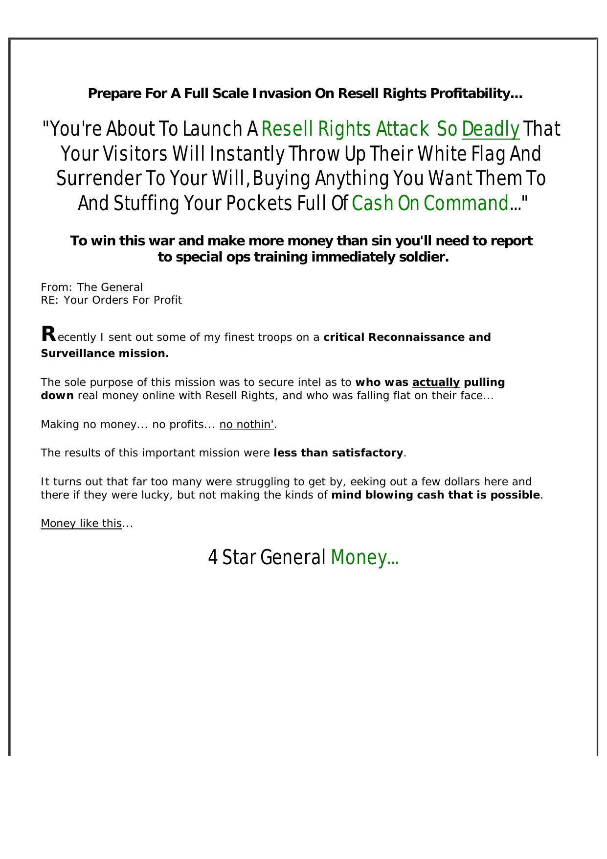 Prepare For A Full Scale Invasion On Resell Rights Profitability. by Best of Kuszter's Collection