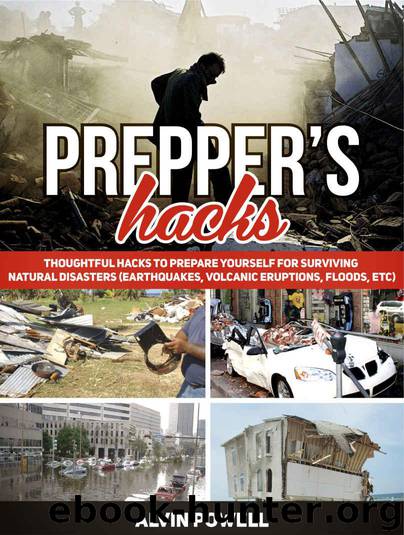 Prepper's Hacks: Thoughtful Hacks To Prepare Yourself For Surviving Natural Disasters (Earthquakes, Volcanic Eruptions, Floods, etc) (Preppers Hacks, Preppers Hacks books, preppers survival) by Powell Alvin