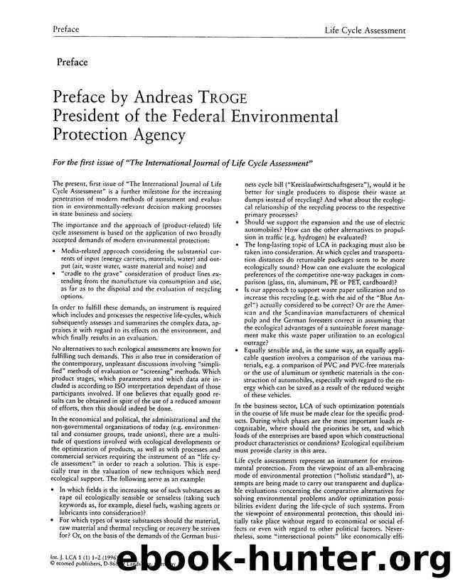President of the Federal Environmental Protection Agency by Unknown