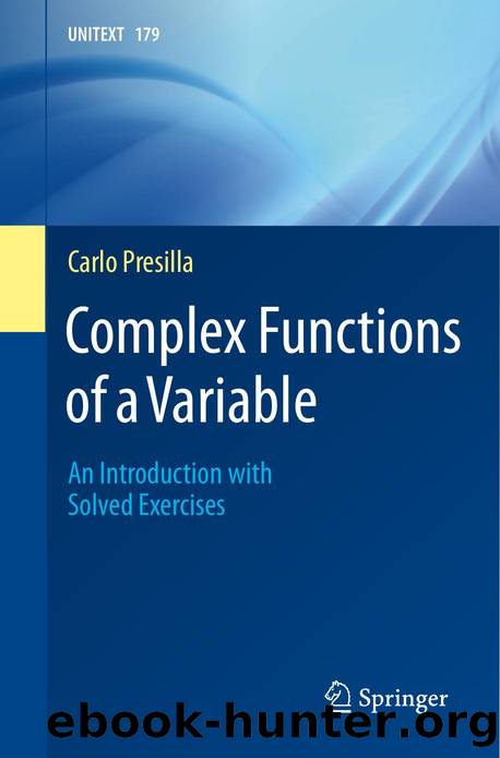 Presilla C. Complex Functions of a Variable. An Intr. with Solved Exercises 2026 by Unknown