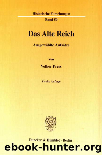 Press by Das Alte Reich (9783428491384)