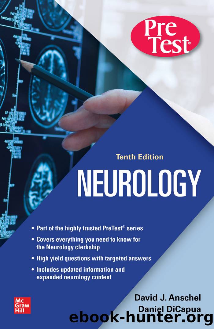 Pretest Neurology 10th Edition by Anschel David J.;