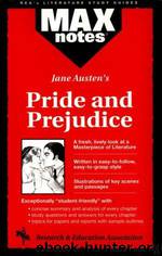Pride and Prejudice (Maxnotes Literature Guides) by William Blanchard & Jane Austen
