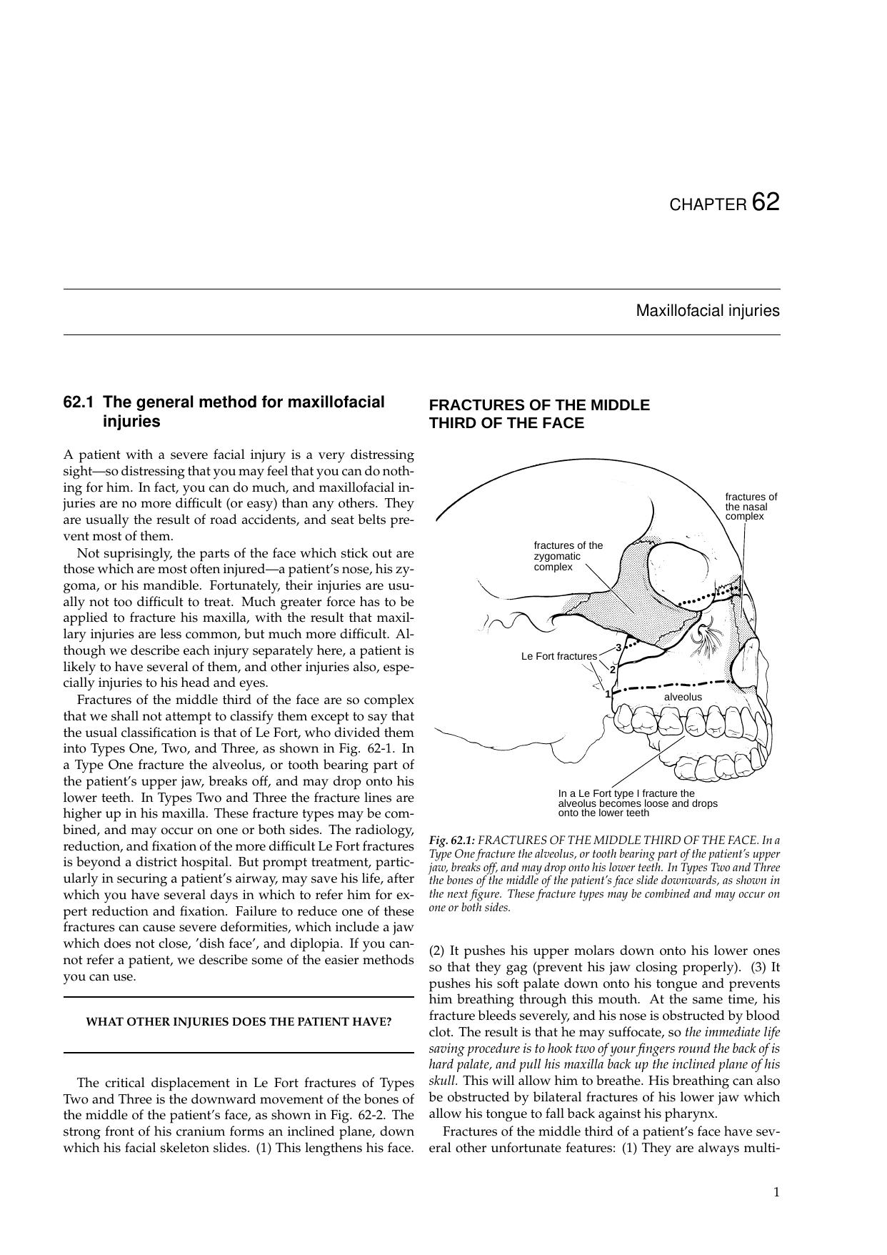 Primary Surgery, Chapter 62 - Maxillofacial injuries by Thomas Egglseder