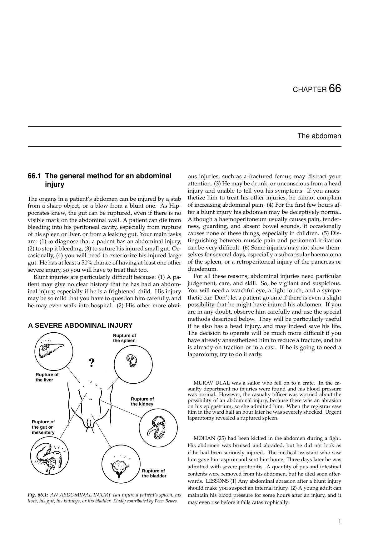 Primary Surgery, Chapter 66 - The abdomen by Thomas Egglseder