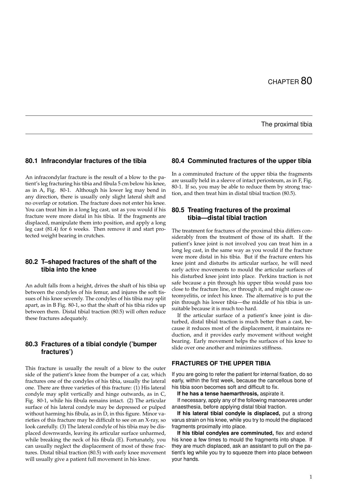 Primary Surgery, Chapter 80 - The proximal tibia by Thomas Egglseder