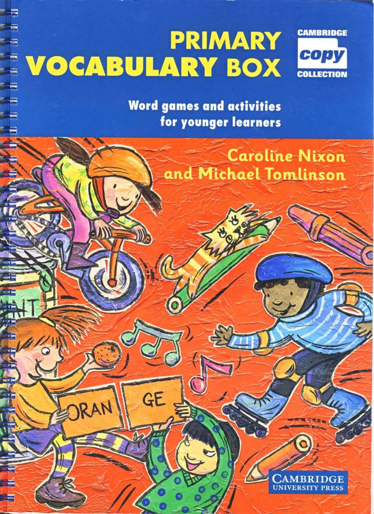 Primary Vocabulary Box: Word Games and Activities for Younger Learners (Cambridge Copy Collection) by Caroline Nixon Michael Tomlinson