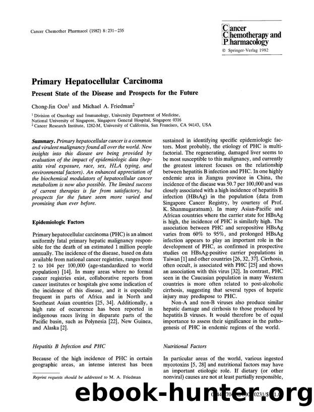 Primary hepatocellular carcinoma by Unknown