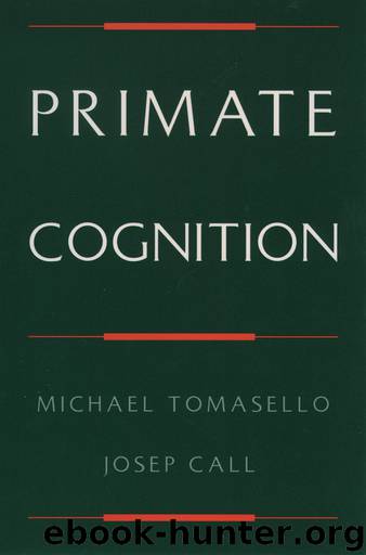 Primate Cognition by Michael Tomasello Josep call