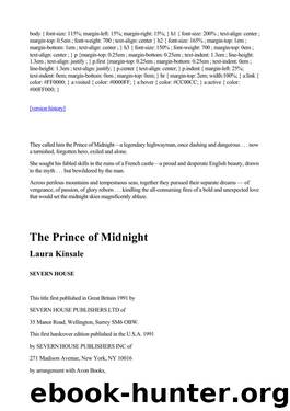 Prince of Midnight by Laura Kinsale