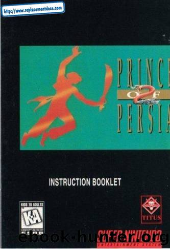 Prince of Persia 2 by The Shadow & The Flame (USA)-manual
