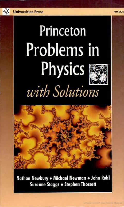 Princeton Problems In Physics With Solutions by N. Newbury