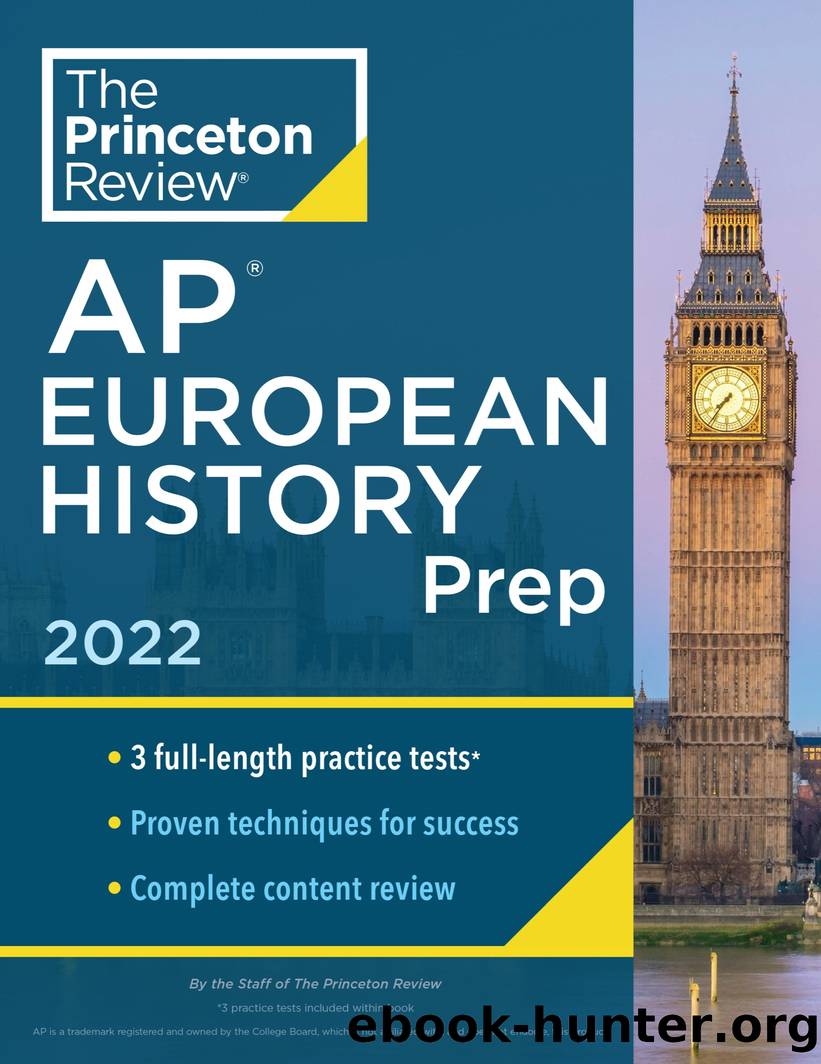 Princeton Review AP European History Prep, 2022 by The Princeton Review