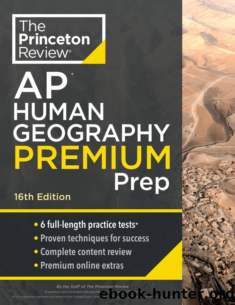 Princeton Review AP Human Geography Premium Prep, 1 by The Princeton Review