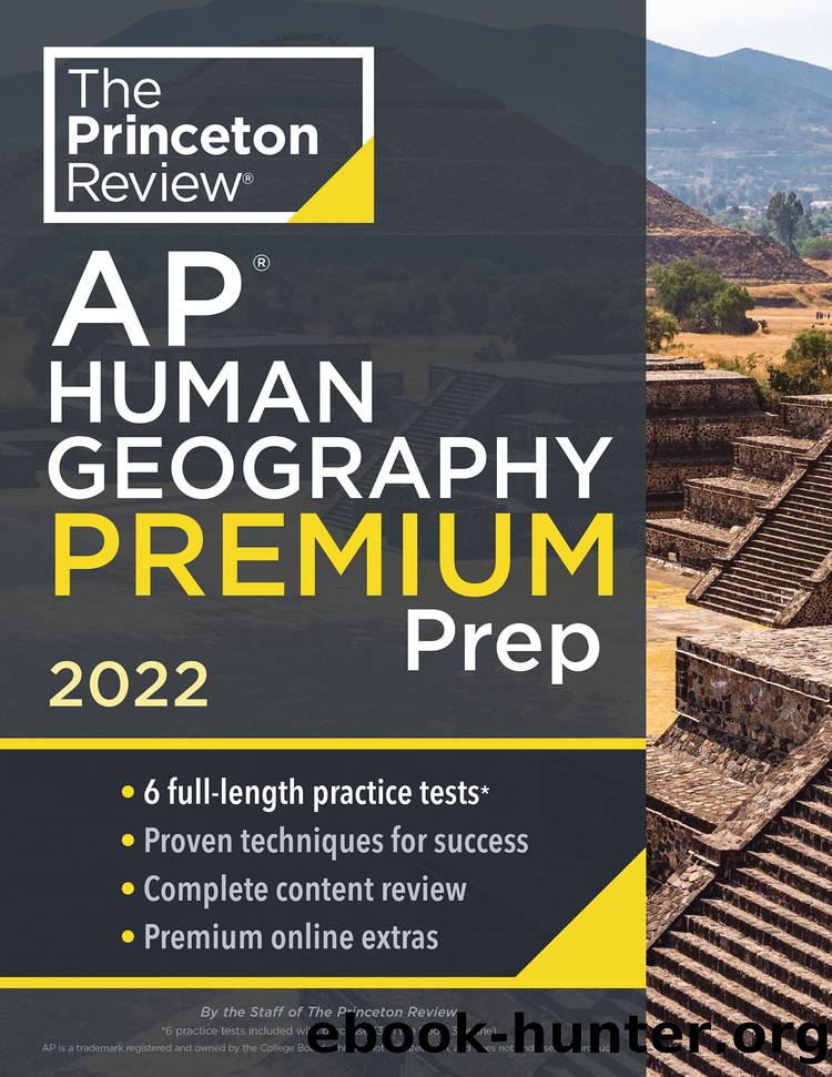 Princeton Review AP Human Geography Premium Prep, 2022 by The Princeton Review
