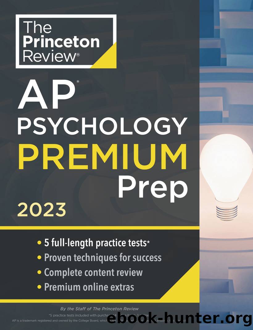 Princeton Review AP Psychology Premium Prep, 2023 by The Princeton Review
