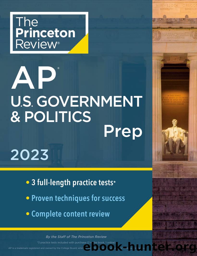 Princeton Review AP U.S. Government & Politics Prep, 2023 by The Princeton Review