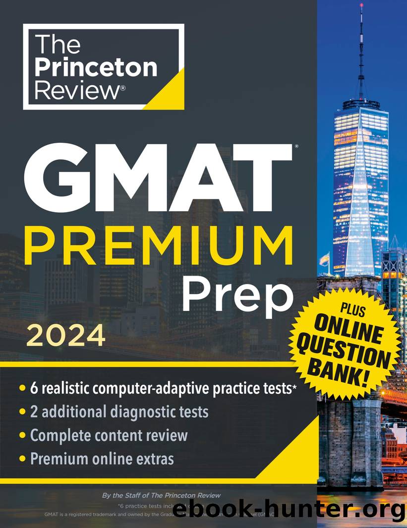 Princeton Review GMAT Premium Prep, 2024 by The Princeton Review