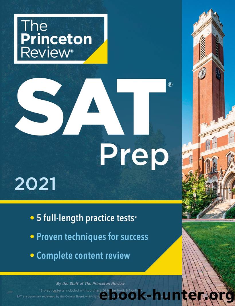 Princeton Review SAT Prep, 2021 by The Princeton Review